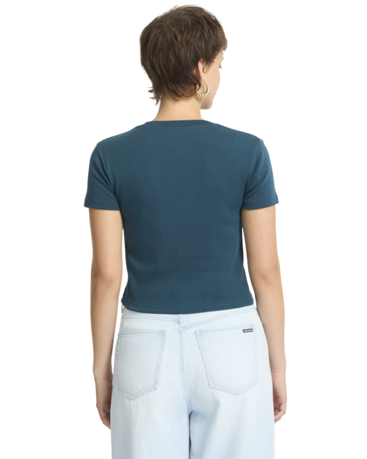 VOLCOMSTONE TIGHT CROP EMG EMERALD GRE