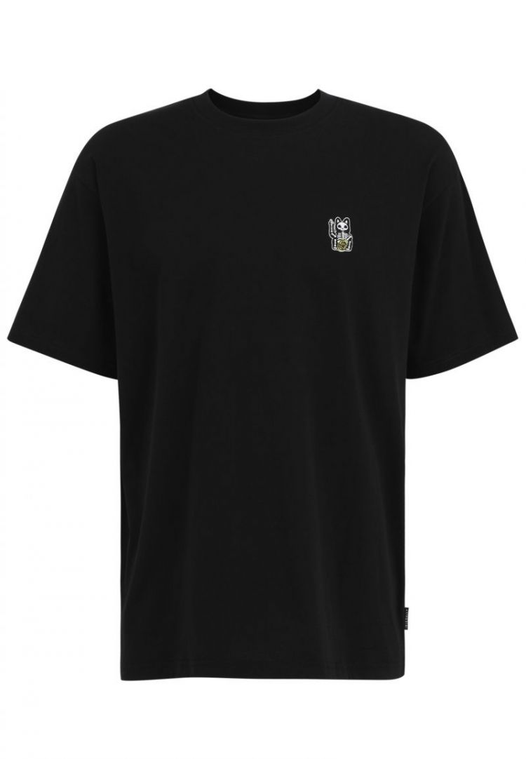 Bone Cat T-Shirt 700 black