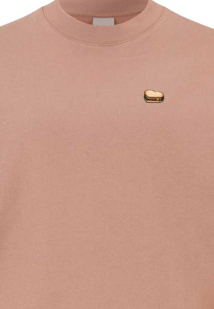 Burger Love Crewneck 260 cedar rose