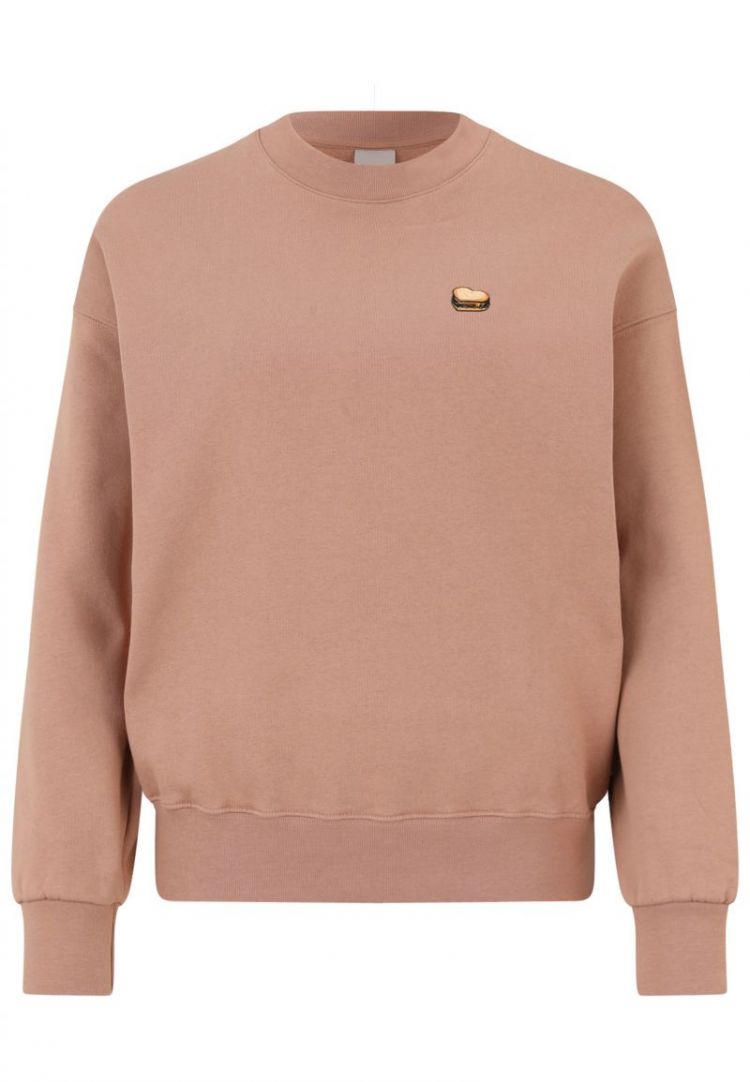 Burger Love Crewneck 260 cedar rose
