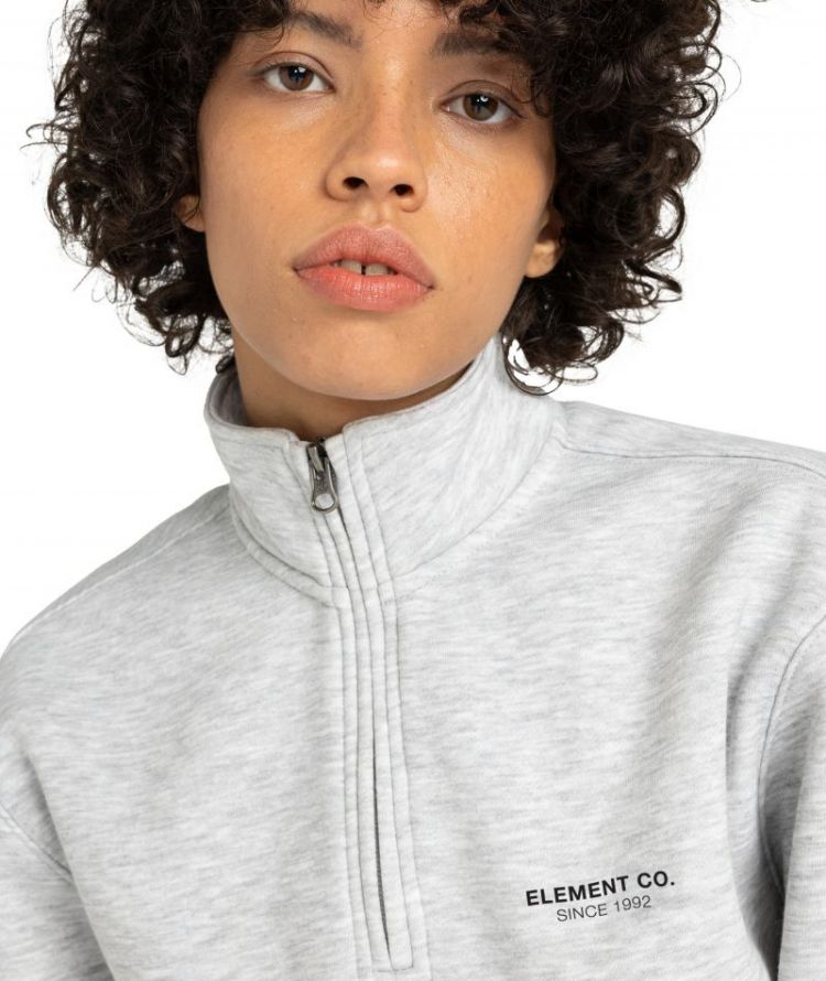 ELEMENT CO QUARTER ZIP W SGBH GREY