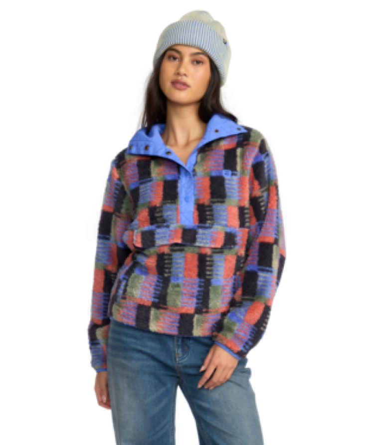 SWITCHBACK PULLOVER FLC MUL MULTI