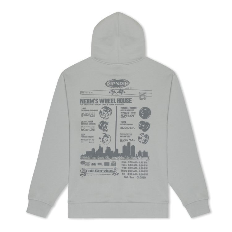 Nerm On Wheels Hoodie GRE Grey