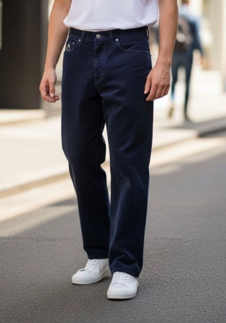 Baggy Corduroy Navy cord