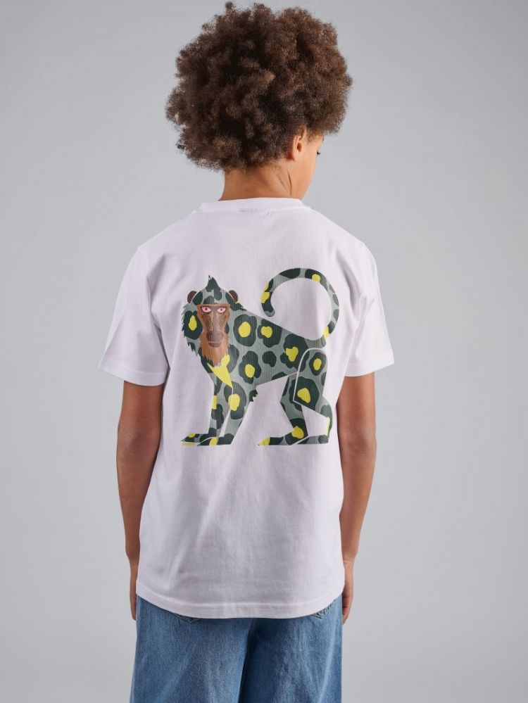 BAD MONKEY BACKPRINT T-SHIRT 000100 - WHITE