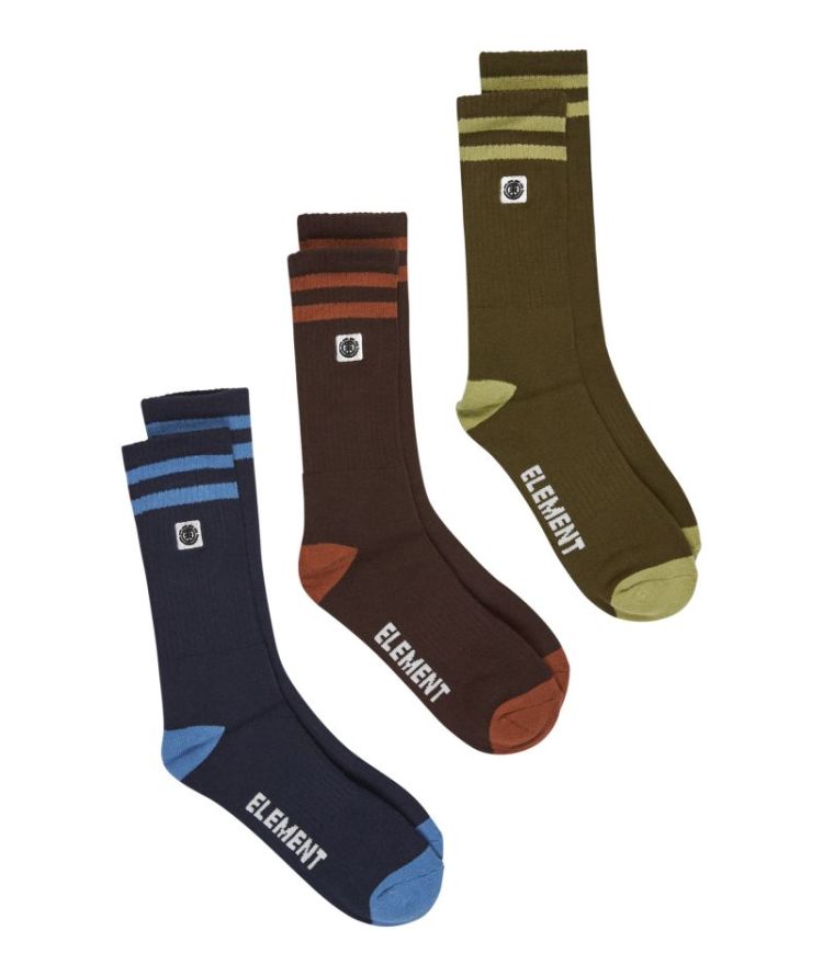 2TONE ICON SOCKS 3PK KSQE MULTICOLOR