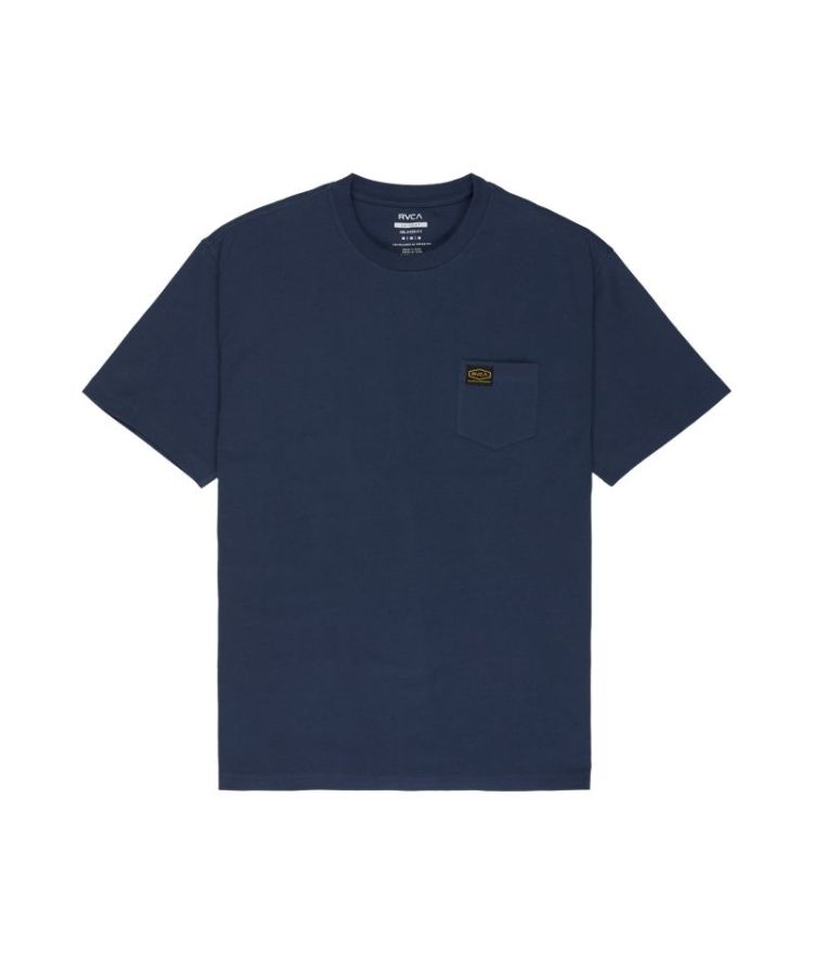 AMERICANA POCKET SS TEE MDY MOODY BLUE