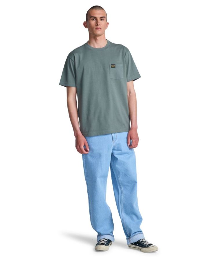 AMERICANA POCKET SS TEE SLE SAGE LEAF