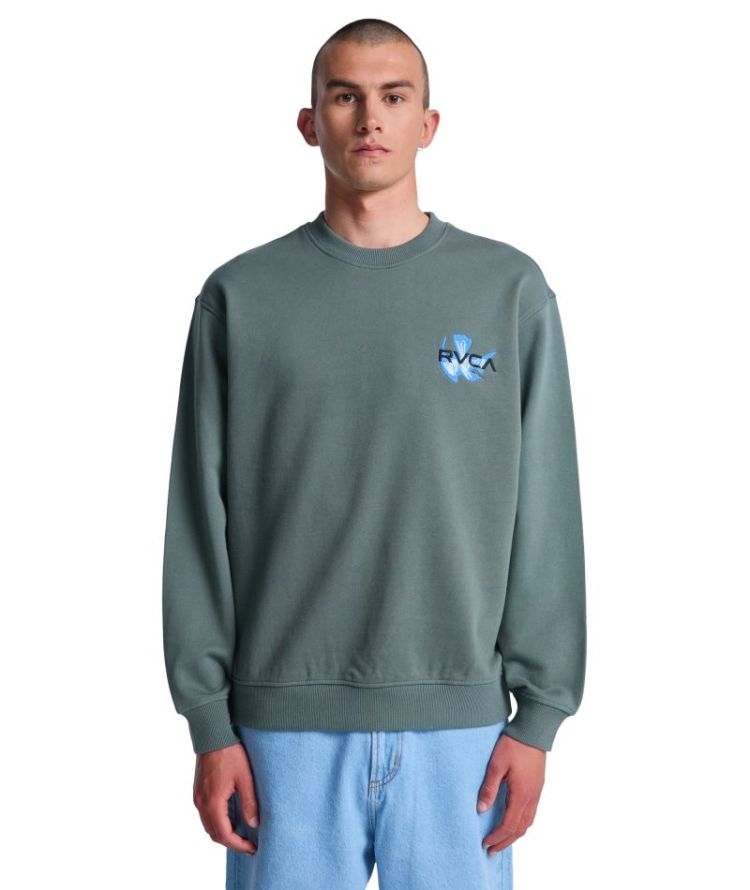 AF TWIN TULIPS CREW SLE SAGE LEAF