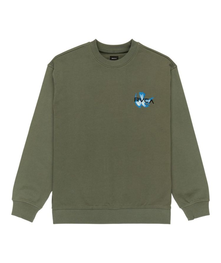 AF TWIN TULIPS CREW SLE SAGE LEAF