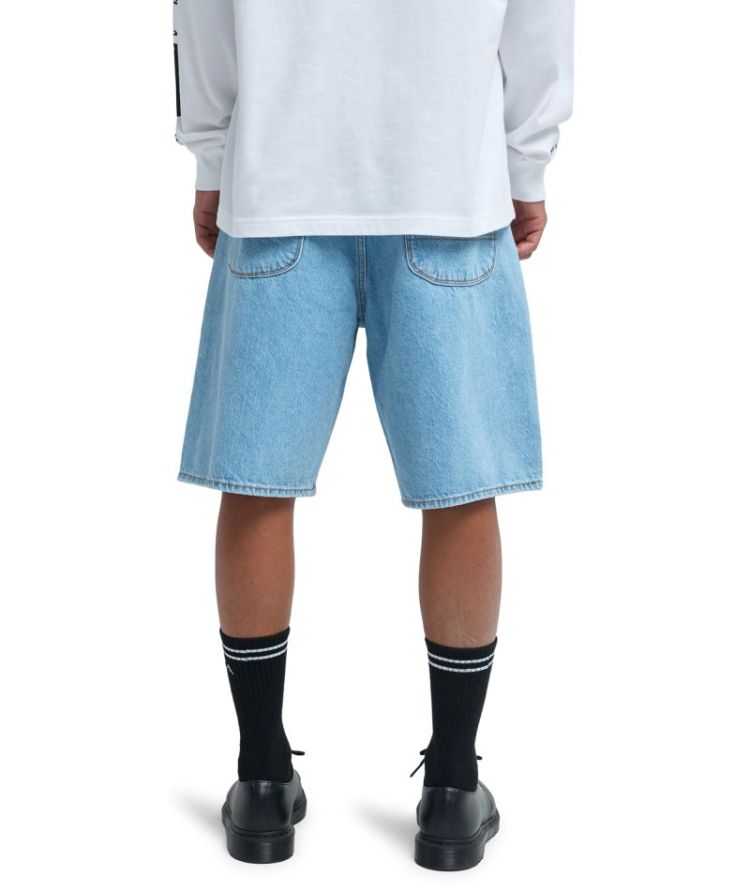 SKATE DENIM SHORT BEJW BLEACH WAS