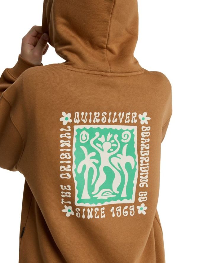 GRAPHIC HERO HOODIE YOUTH CMK0 TOBACCO BR