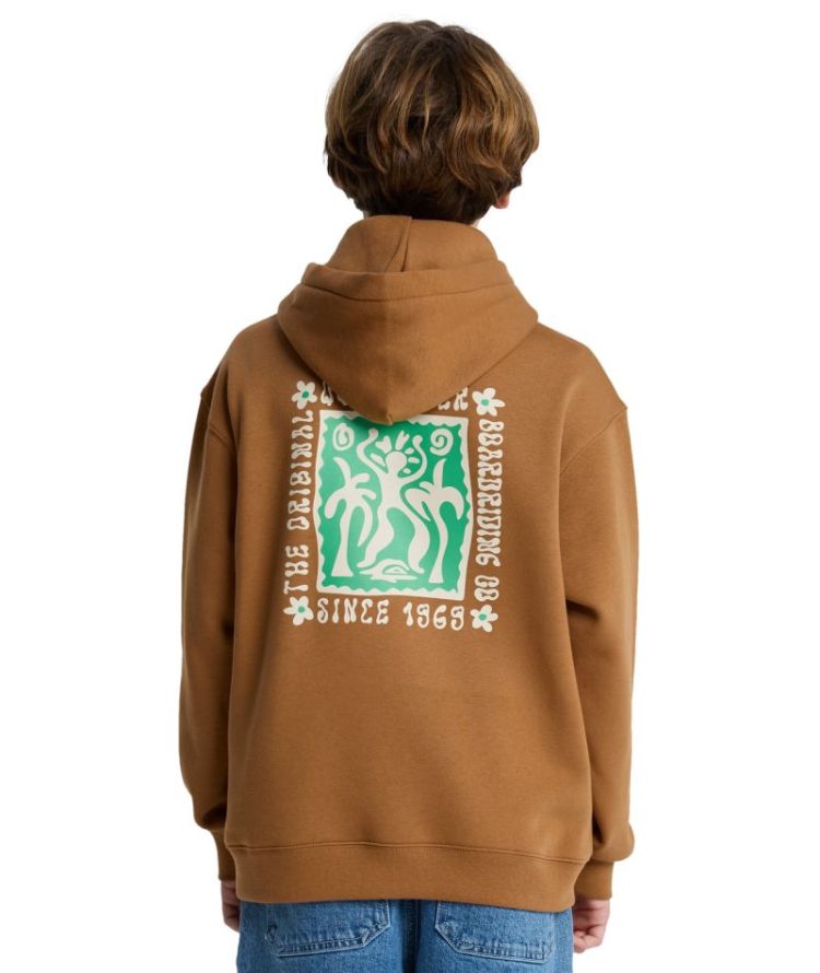 GRAPHIC HERO HOODIE YOUTH CMK0 TOBACCO BR