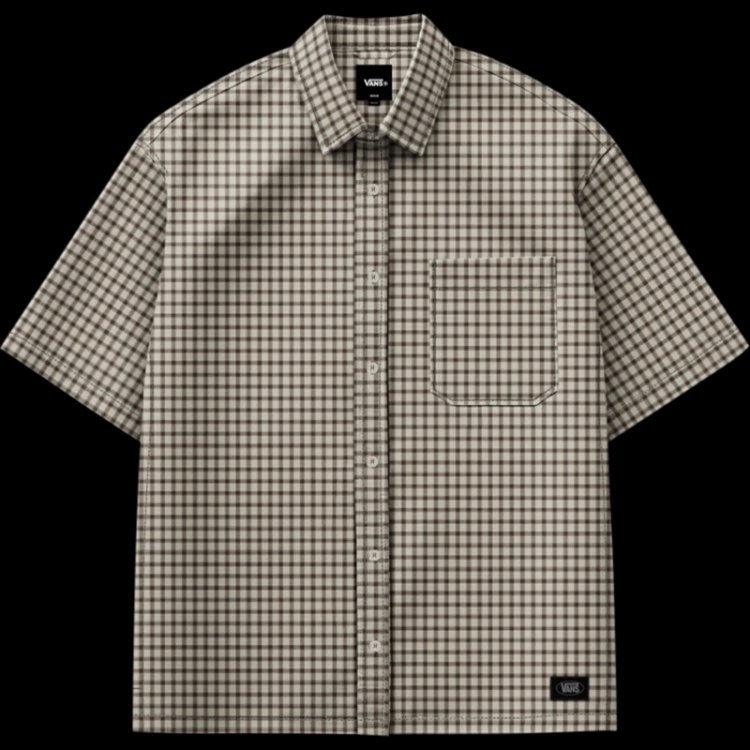 Larkspur Mini Plaid SS GCO1 Oatmeal/De