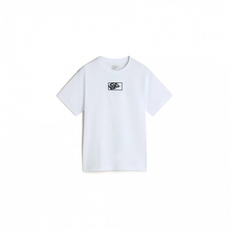 BY BLOCKED BOX SS TEE WHT1 White