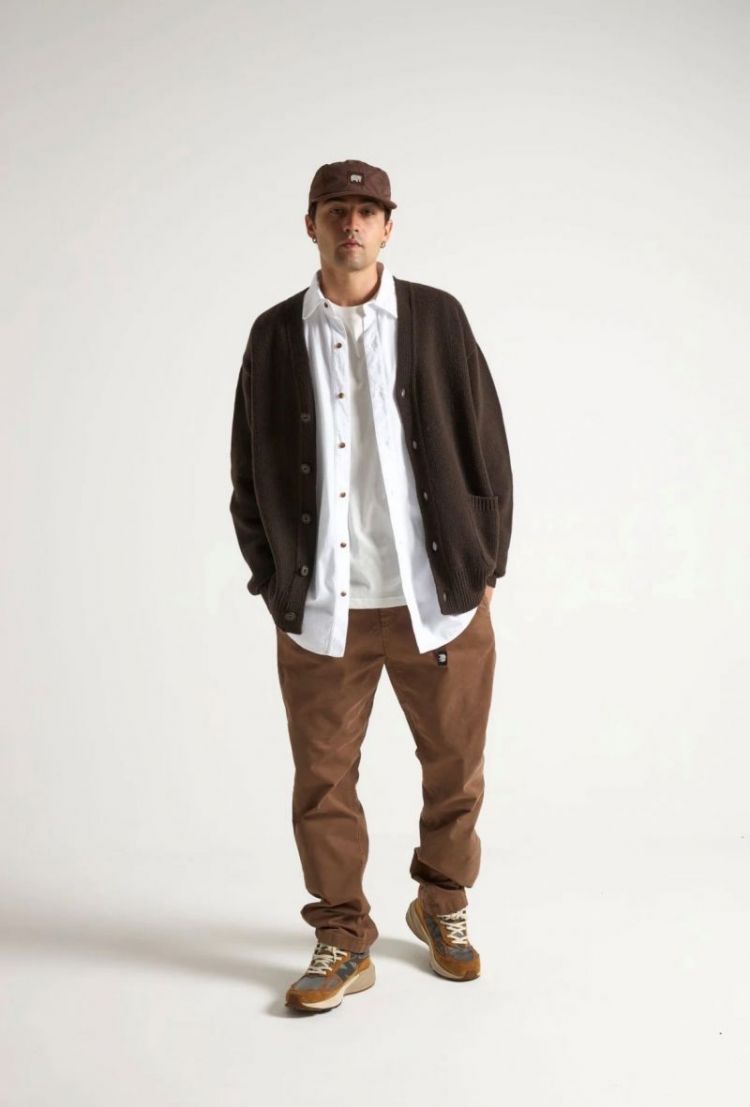 Relleu Cardigan Chocolate Chocolate