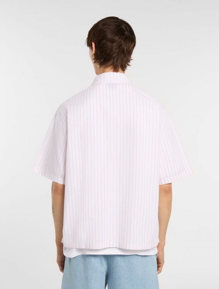 VENEDOCIA STRIPE SHIRT SS 0WH1 WHITE