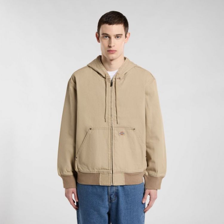 UNLINED CANVAS HOODED BOM 0DS1 DESERT SAN
