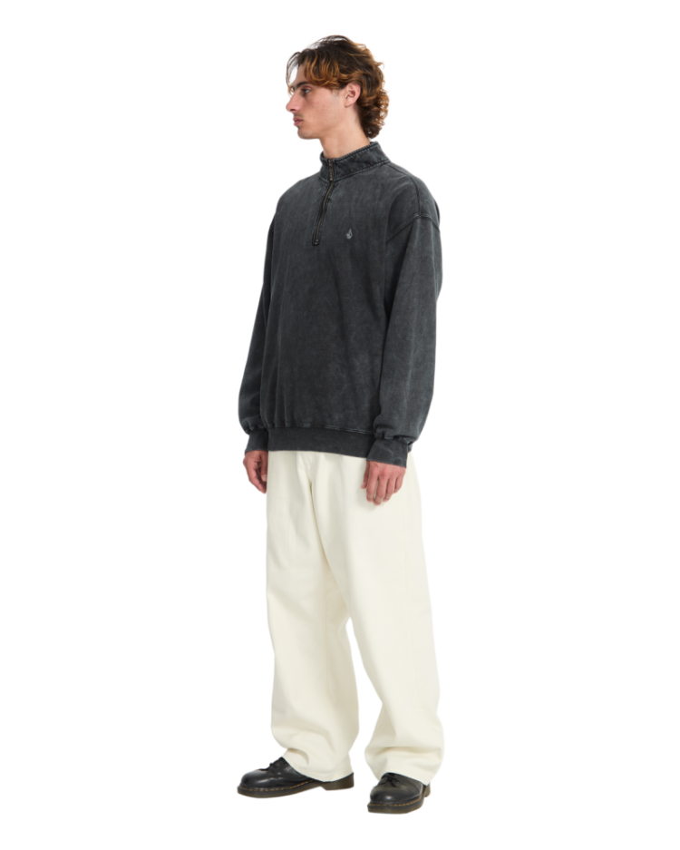SINGLE STONE QUARTER ZIP LAB LIGHT ACID
