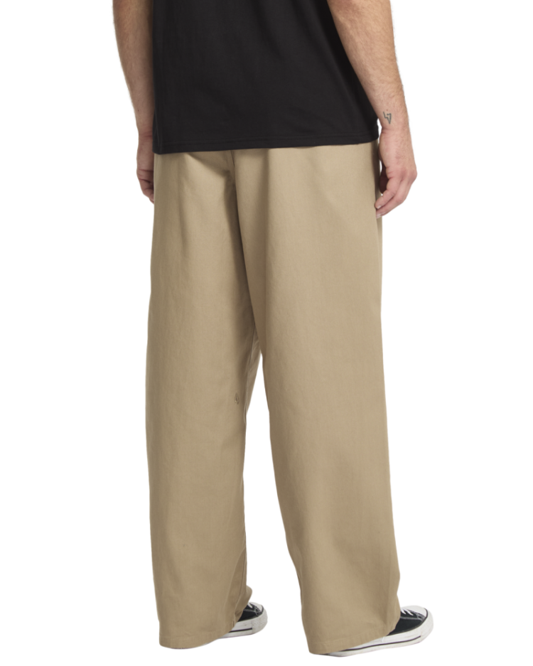 BAGGOS PLEAT PANT KHA KHAKI