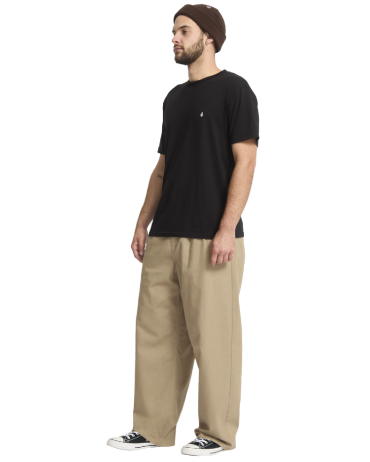 BAGGOS PLEAT PANT KHA KHAKI