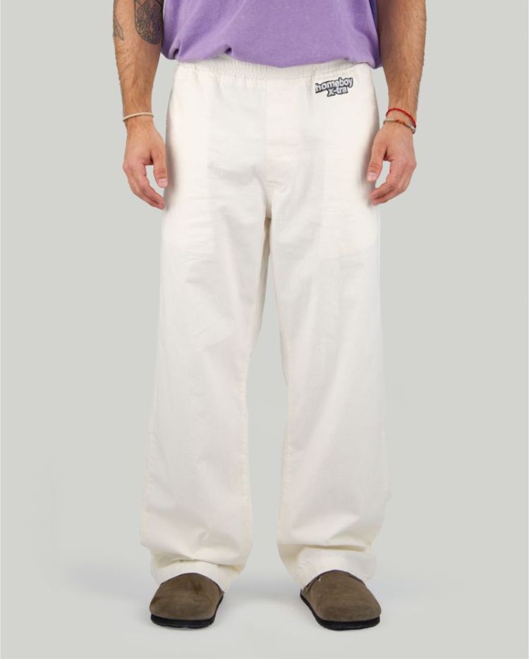 x-tra Baggy linen PANT 68 butter