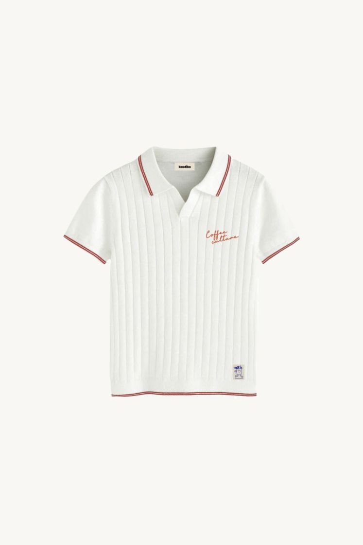 COFFEE CULTURE POLO WHITE - White