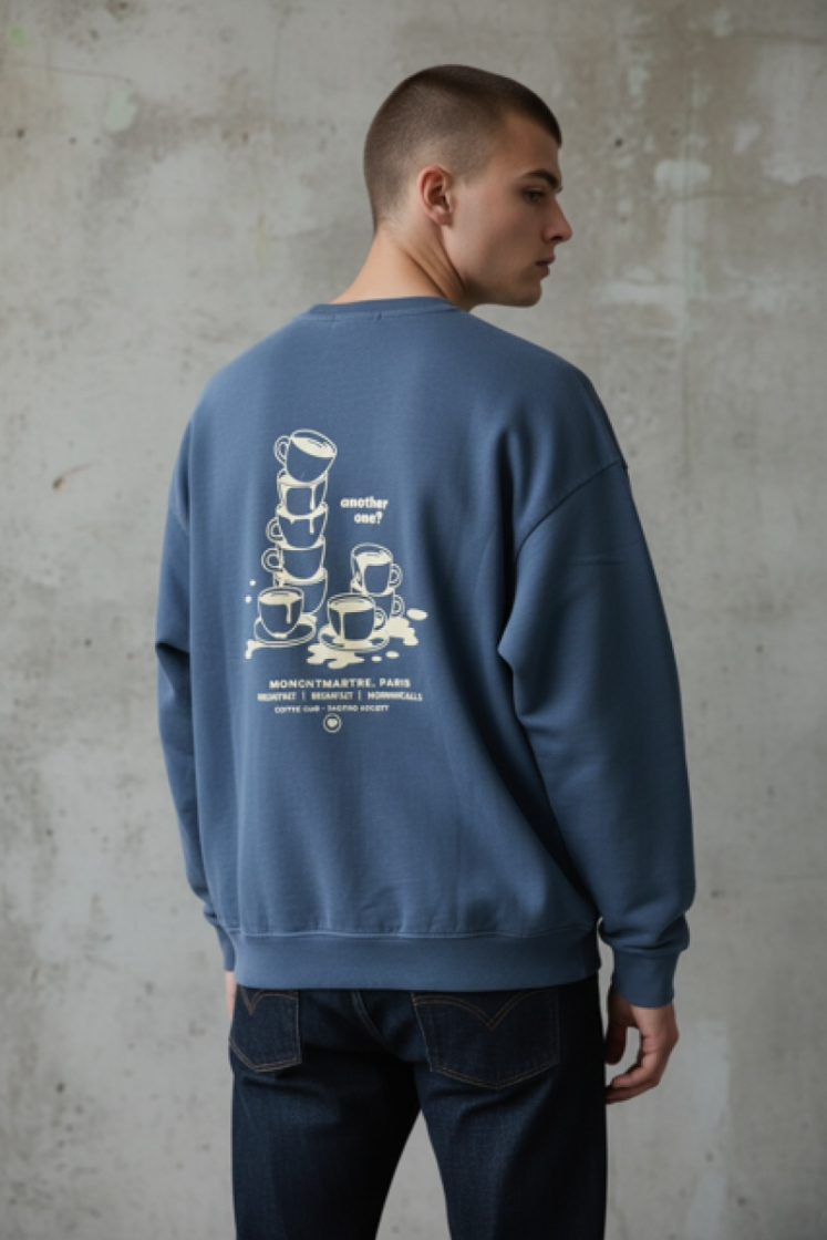 CREW ANOTHER ONE NAVY PEONY - Navy Peony