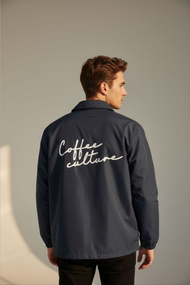 JACKET COFFEE CULTURE NAVY - Navy