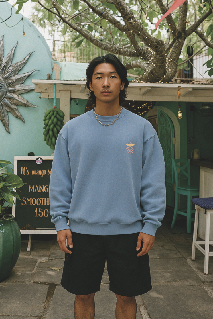 CREW LILY BLUE - Blue