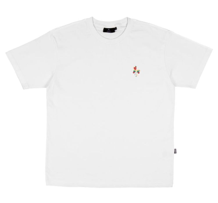 Pinata EMBROIDERED TEE WHITE White