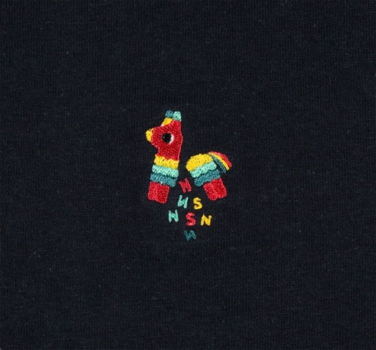 PINATA EMBROIDERED TEE Navy Navy