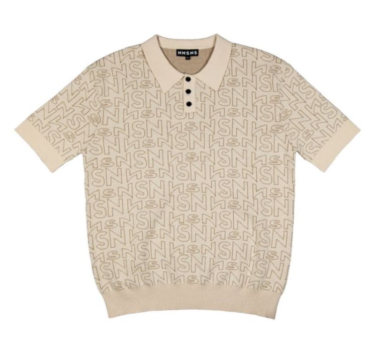 Feniks Knitted Polo Sand Sand