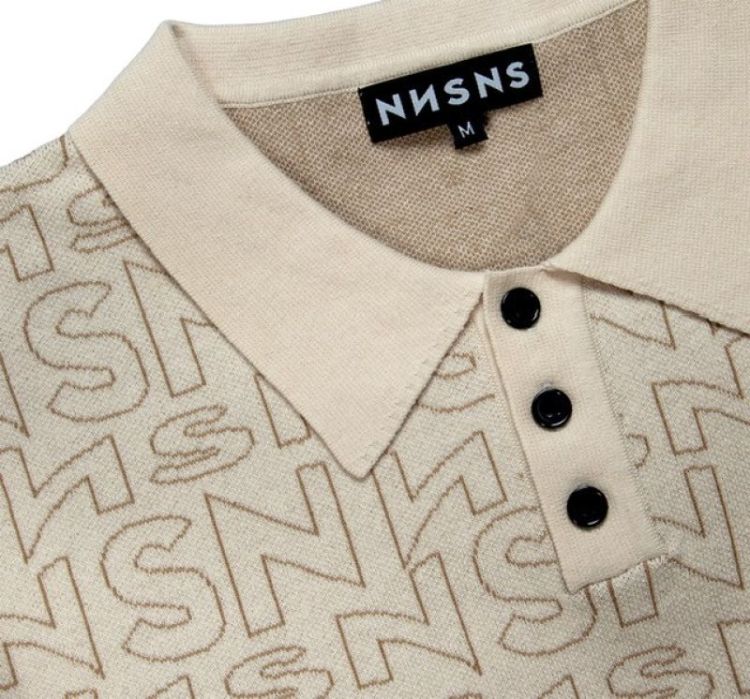 Feniks Knitted Polo Sand Sand