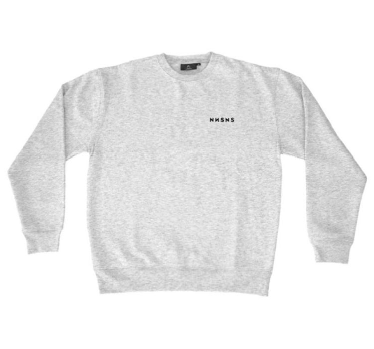 NNSNS Embr Crew HGB Heather Grey/Bl