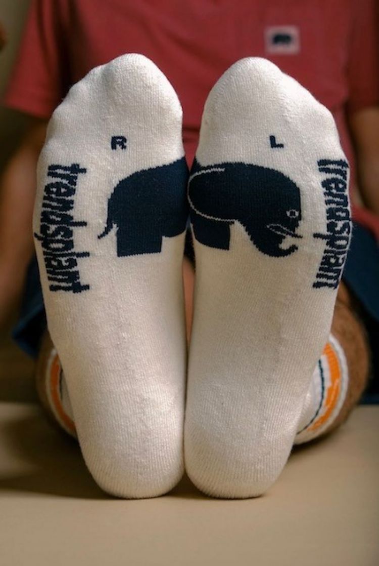 Natural Bamboo Athletic Socks White