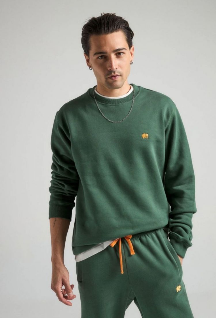 Organic Essential Sweater Gree Greener Pasture