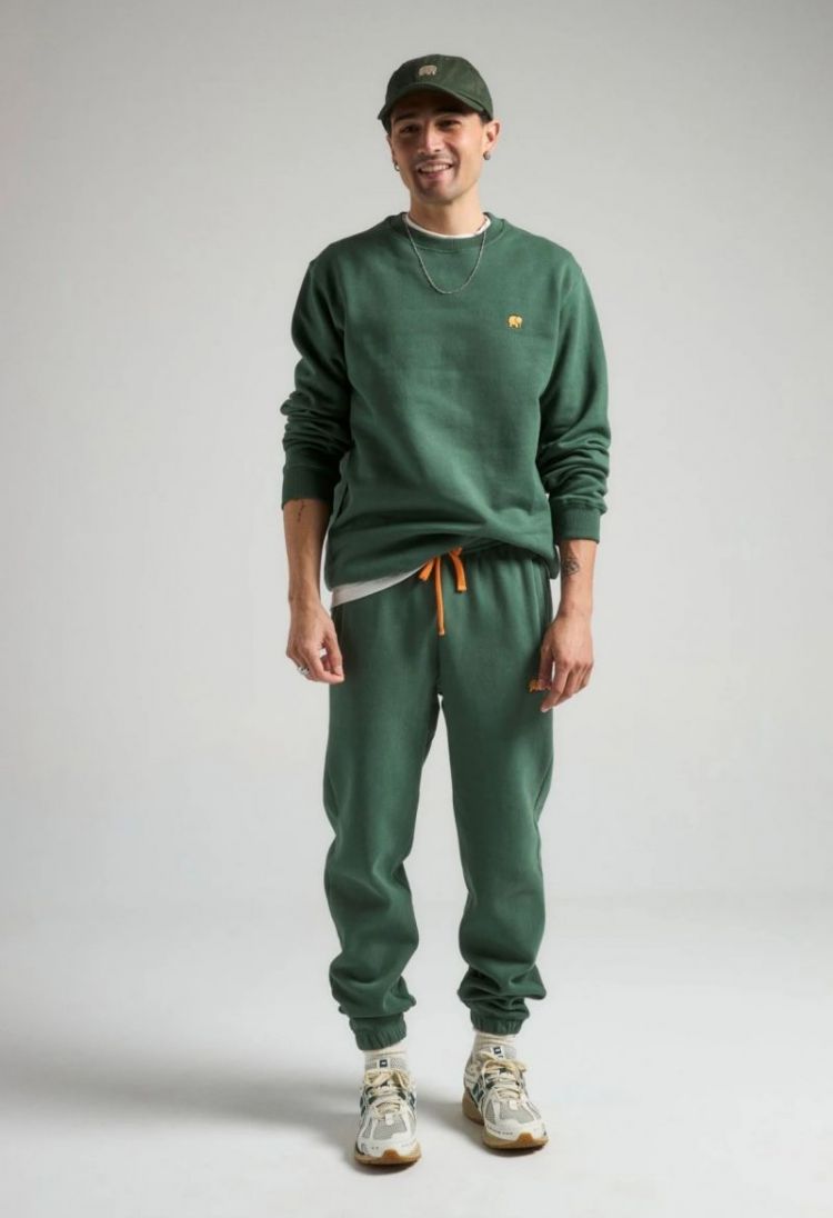 Organic Essential Sweater Gree Greener Pasture