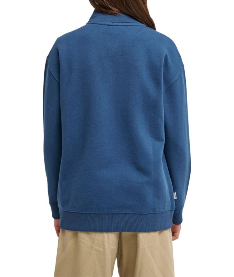 ELEMENT CO EMB QUARTER ZIP Y BRQ0 daRK DENIM