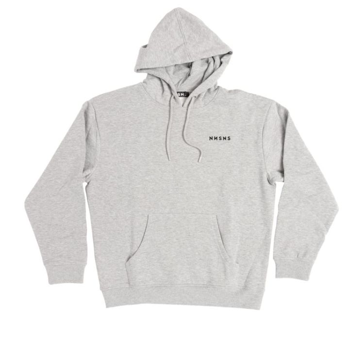 Hoodie NNSNS Embroidered Heather Grey