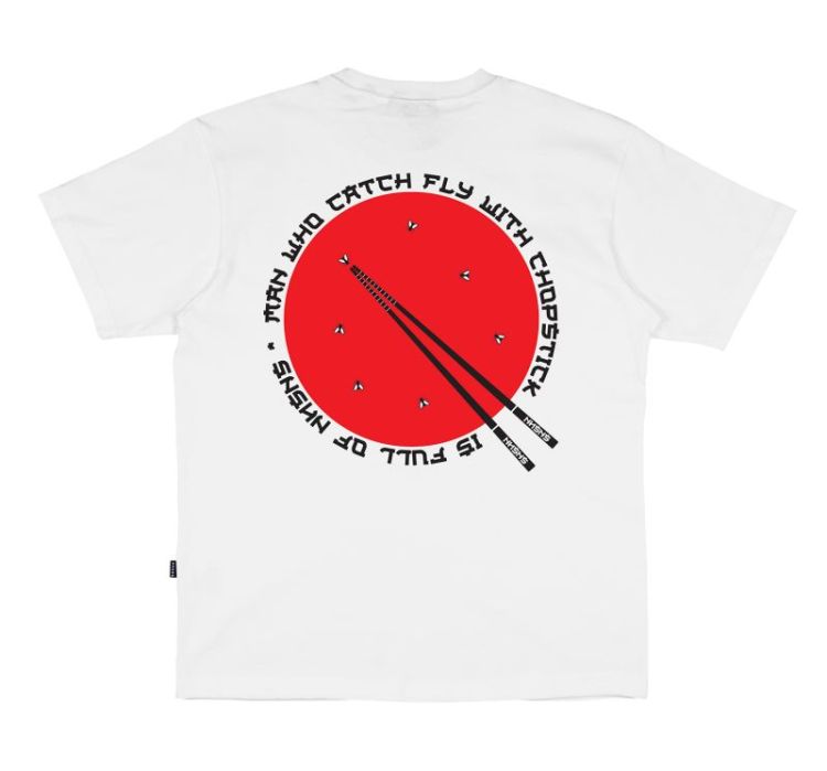 Chopsticks Tee White White
