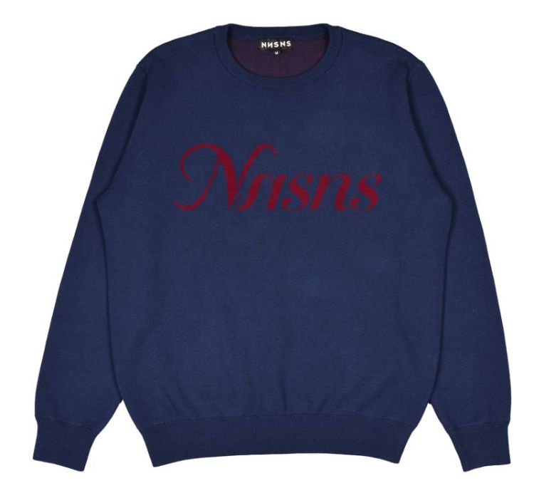 Calligraphy Knit Navy Navy