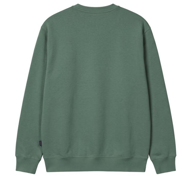 Blockhead Embroid Crew Hamgree Hamgreen
