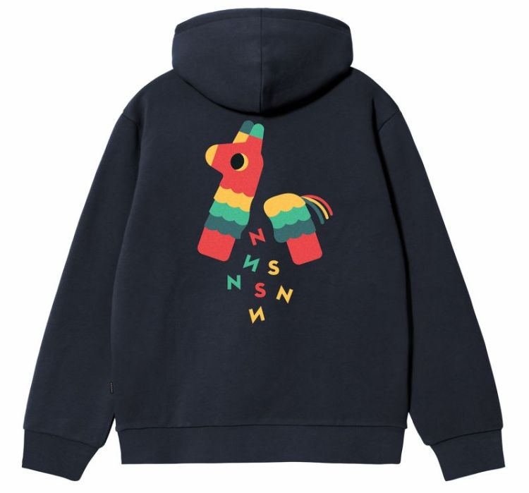 Pinata Big Hooded Sweat Navy Navy