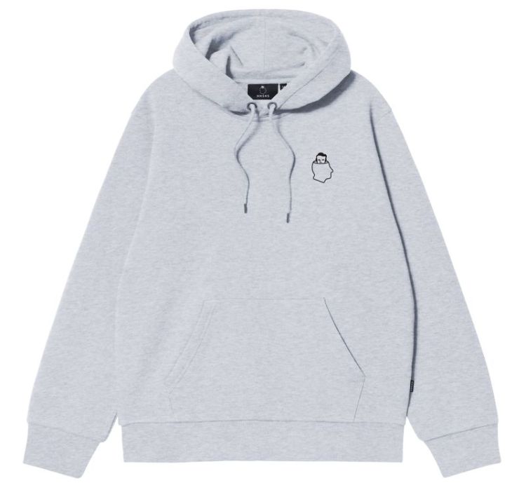 Sumo Big Hood Sweat Heather Gr Heather Grey