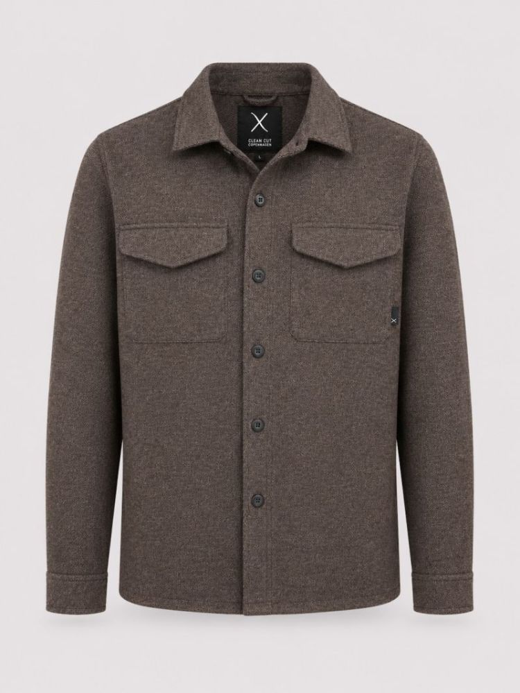 Ditlev overshirt - Dark Brown