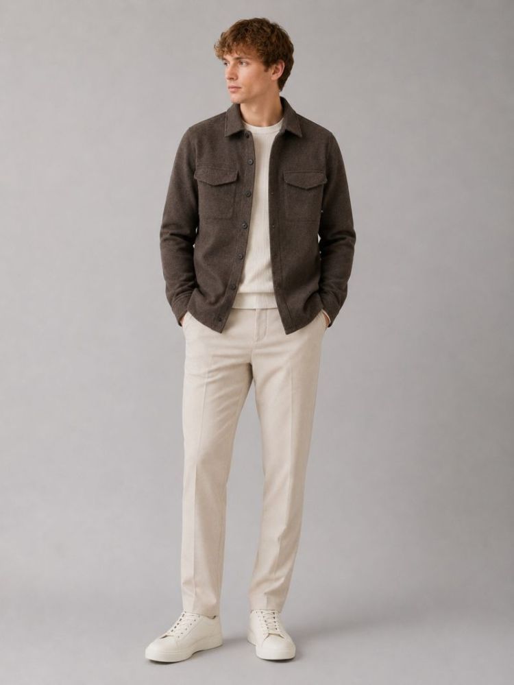 Ditlev overshirt - Dark Brown
