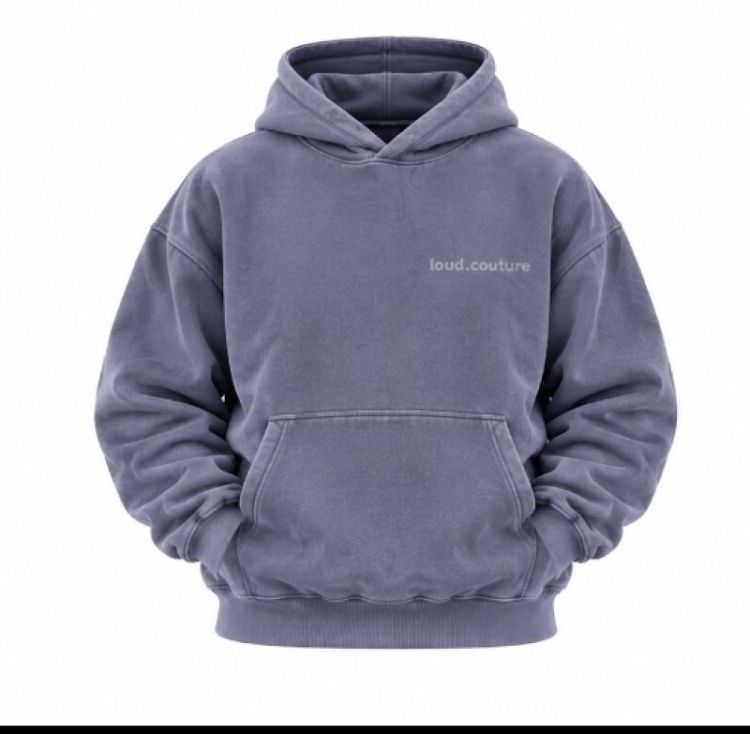 Old School Puffy Hood 53 Navy Washed