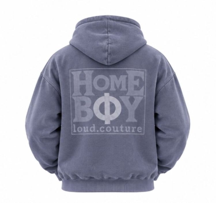 Old School Puffy Hood 53 Navy Washed