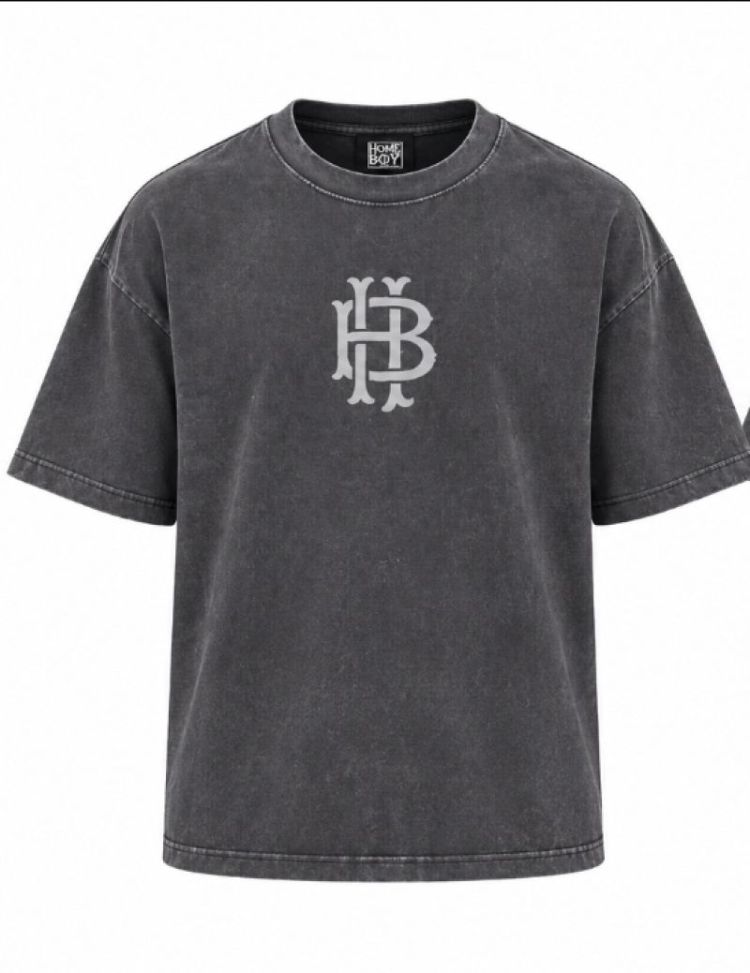 Monochrome Tee 59 Grey Washed